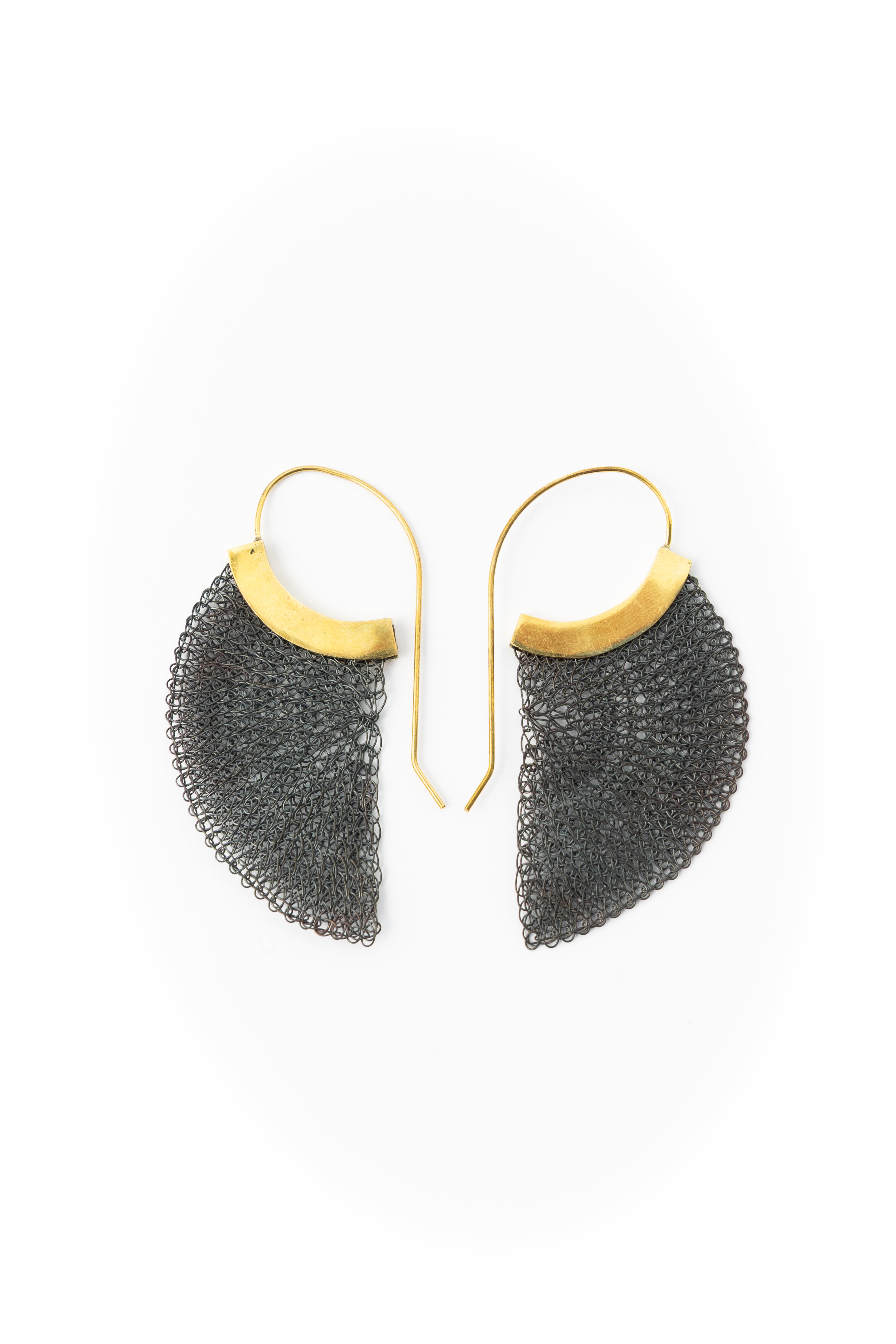 Pendientes Sabit negro